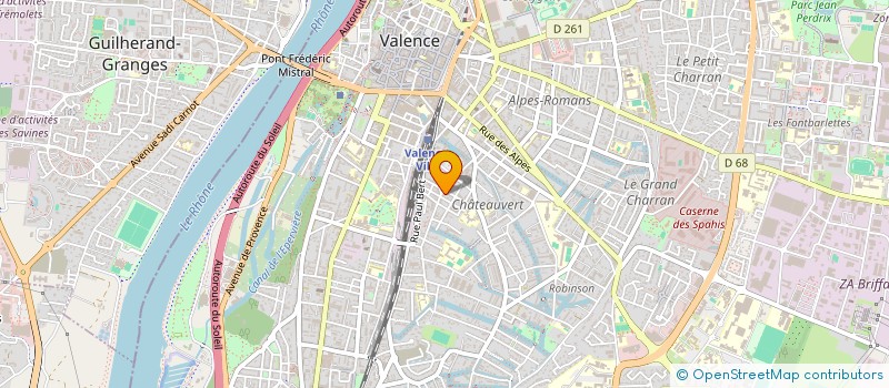 localisation de l'entreprise MONSIEUR THOMAS JACQUET  VALENCE