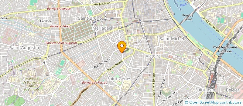 localisation de l'entreprise MONSIEUR THOMAS JACQUOT  BORDEAUX