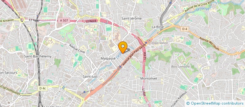 localisation de l'entreprise MONSIEUR THOMAS JAMAIN  MARSEILLE