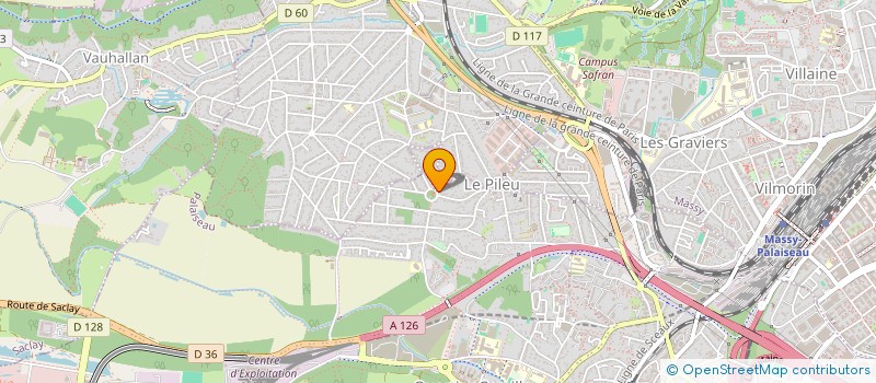 localisation de l'entreprise MONSIEUR THOMAS JAMES  PALAISEAU