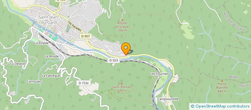 localisation de l'entreprise MONSIEUR THOMAS JANERIAT  SAINT-JEAN-DU-GARD