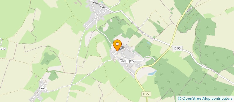 localisation de l'entreprise MONSIEUR THOMAS JANET  GLATIGNY