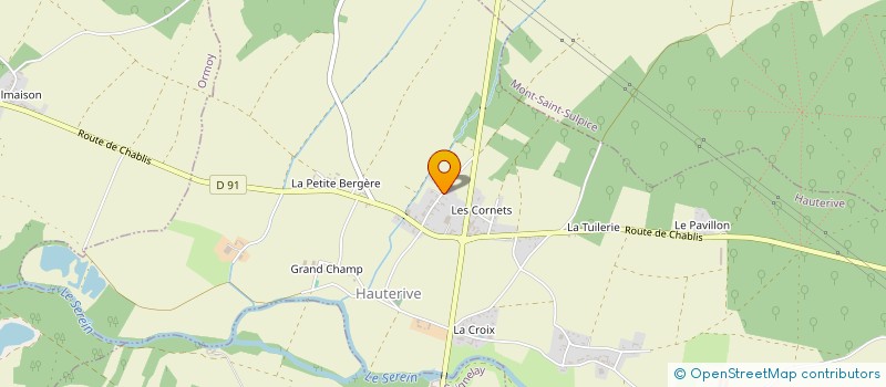 localisation de l'entreprise MONSIEUR THOMAS JANNY  HAUTERIVE