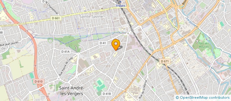 localisation de l'entreprise MONSIEUR THOMAS JARRY  SAINT-ANDRE-LES-VERGERS