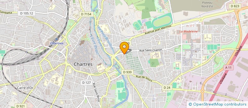 localisation de l'entreprise MONSIEUR THOMAS JAURAND à CHARTRES