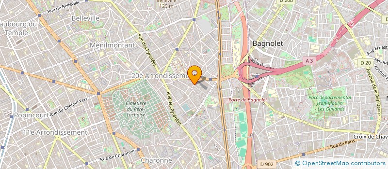 localisation de l'entreprise MONSIEUR THOMAS JEAN BALTES  PARIS