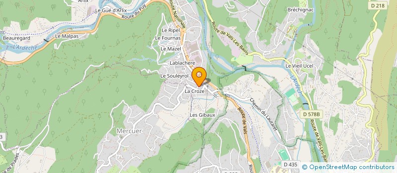 localisation de l'entreprise MONSIEUR THOMAS JEAN-NOEL LELOUP  LABEGUDE