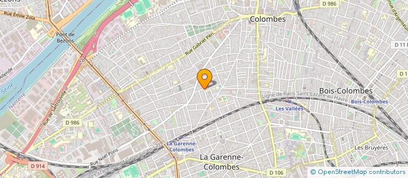 localisation de l'entreprise MONSIEUR THOMAS JEANNEAU à COLOMBES