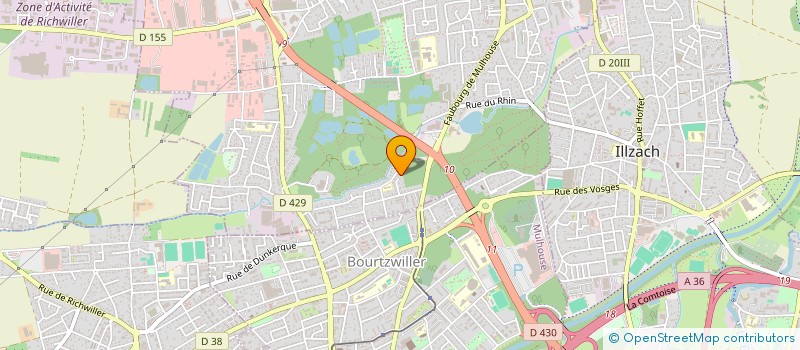 localisation de l'entreprise MONSIEUR THOMAS JEHEL  KINGERSHEIM