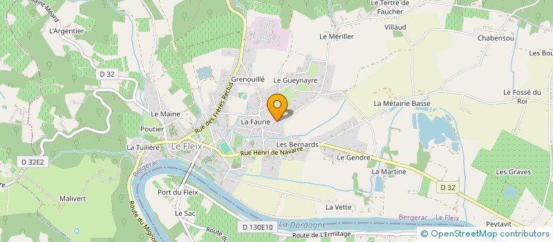 localisation de l'entreprise MONSIEUR THOMAS JENOUDET  LE FLEIX