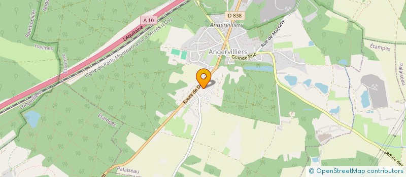 localisation de l'entreprise MONSIEUR THOMAS JEROME  ANGERVILLIERS