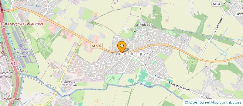 localisation de l'entreprise MONSIEUR THOMAS JOLICOEUR  QUINT-FONSEGRIVES