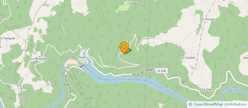 localisation de l'entreprise MONSIEUR THOMAS JONCOUR  VIALA-DU-TARN