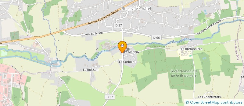 localisation de l'entreprise MONSIEUR THOMAS JOOSTEN  CHAILLY-EN-BRIE