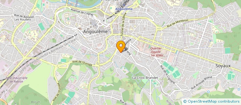 localisation de l'entreprise MONSIEUR THOMAS JOSE MARIN à ANGOULEME