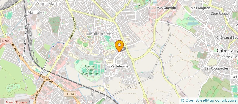 localisation de l'entreprise MONSIEUR THOMAS JOSSE  PERPIGNAN