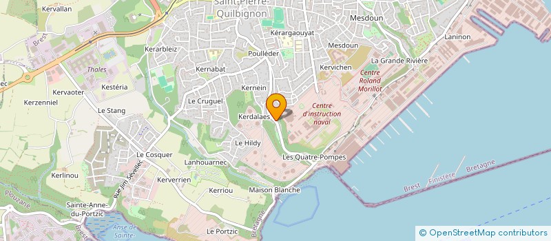 localisation de l'entreprise MONSIEUR THOMAS JOSSERON à BREST