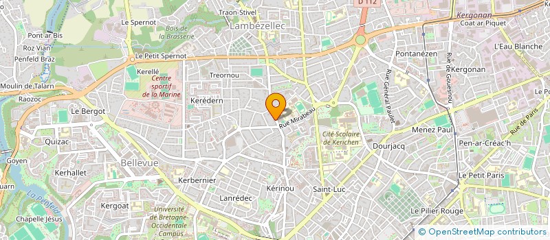 localisation de l'entreprise MONSIEUR THOMAS JOULAIN à BREST