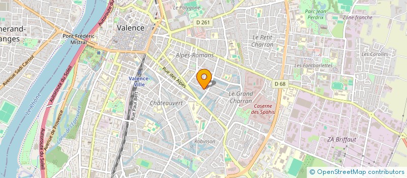 localisation de l'entreprise MONSIEUR THOMAS JOULIE à VALENCE
