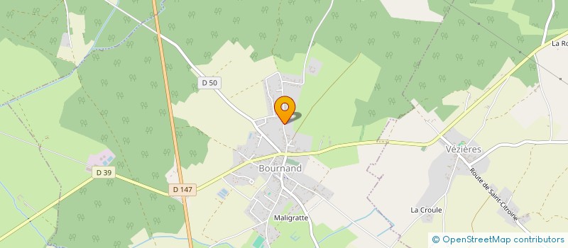 localisation de l'entreprise MONSIEUR THOMAS JOUSSELIN  BOURNAND