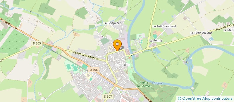 localisation de l'entreprise MONSIEUR THOMAS JUBAULT  LA FLECHE