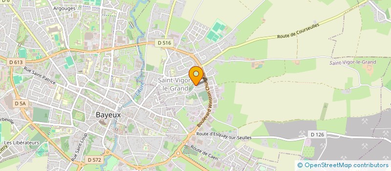 localisation de l'entreprise MONSIEUR THOMAS JULIEN  SAINT-VIGOR-LE-GRAND