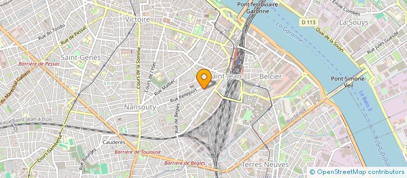 localisation de l'entreprise MONSIEUR THOMAS JULIEN-VAUZELLE  BORDEAUX