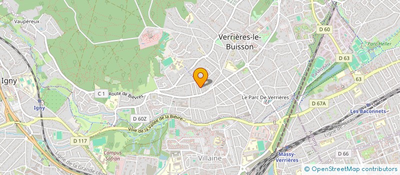 localisation de l'entreprise MONSIEUR THOMAS JURCOVICH  VERRIERES-LE-BUISSON