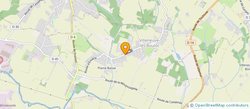 localisation de l'entreprise MONSIEUR THOMAS JURIE  VILLENEUVE-LES-BOULOC