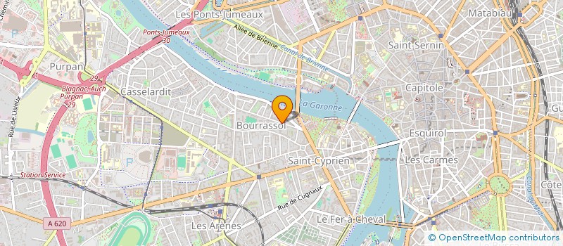 localisation de l'entreprise MONSIEUR THOMAS JUVE à TOULOUSE
