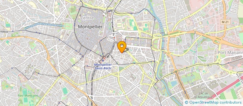 localisation de l'entreprise MONSIEUR THOMAS JUVIGNY  MONTPELLIER