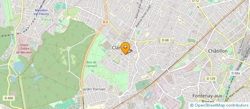 localisation de l'entreprise MONSIEUR THOMAS KECHIKIAN à CLAMART
