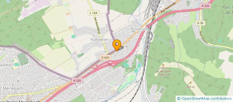 localisation de l'entreprise MONSIEUR THOMAS KELLER  ROSBRUCK