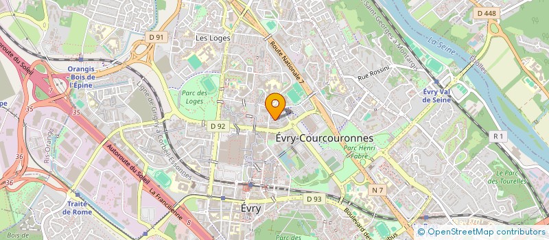 localisation de l'entreprise MONSIEUR THOMAS KERMOISON  EVRY-COURCOURONNES