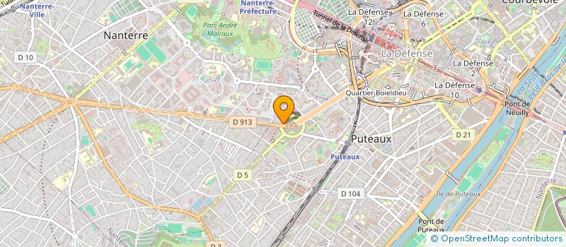 localisation de l'entreprise MONSIEUR THOMAS KERZAZI  PUTEAUX