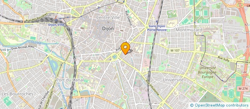 localisation de l'entreprise MONSIEUR THOMAS KERZAZI  DIJON