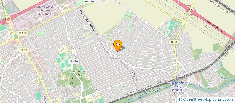 localisation de l'entreprise MONSIEUR THOMAS KHELILI  MITRY-MORY