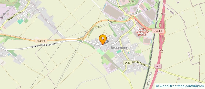 localisation de l'entreprise MONSIEUR THOMAS KHERCHACHE à HENIN-BEAUMONT