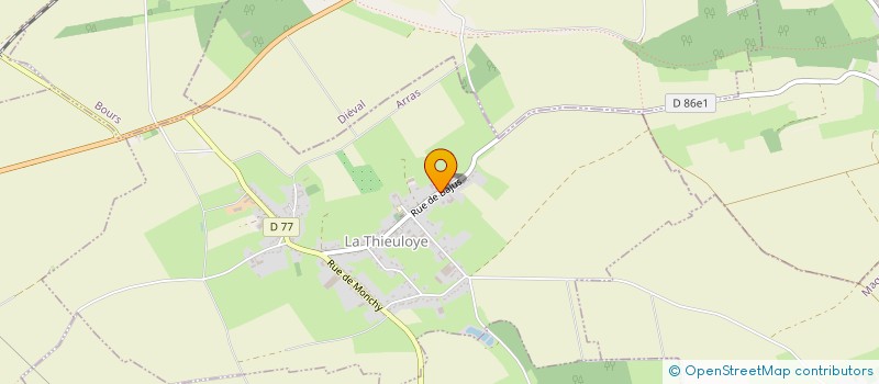 localisation de l'entreprise MONSIEUR THOMAS KIELBASA  LA THIEULOYE