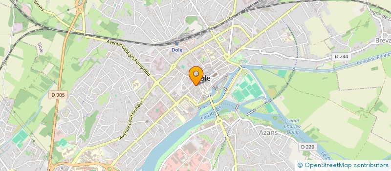 localisation de l'entreprise MONSIEUR THOMAS KIENTZI  DOLE