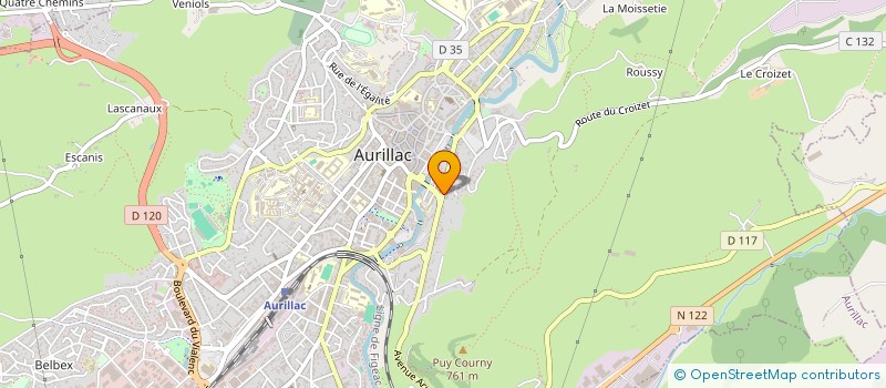 localisation de l'entreprise MONSIEUR THOMAS KLOTZ à AURILLAC