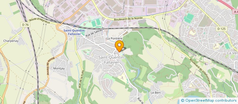 localisation de l'entreprise MONSIEUR THOMAS KOLLY à SAINT-QUENTIN-FALLAVIER