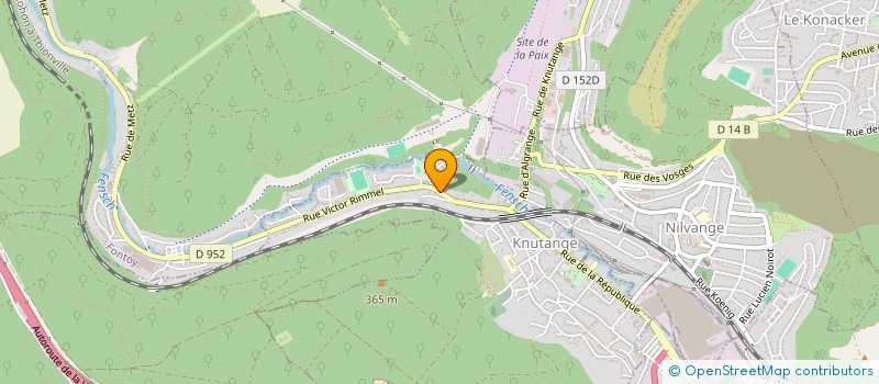 localisation de l'entreprise MONSIEUR THOMAS KRAEMER  KNUTANGE