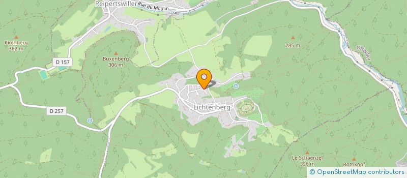 localisation de l'entreprise MONSIEUR THOMAS KUHNERT  LICHTENBERG