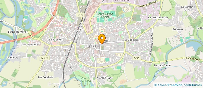 localisation de l'entreprise MONSIEUR THOMAS L'OLLIVIER  RENNES