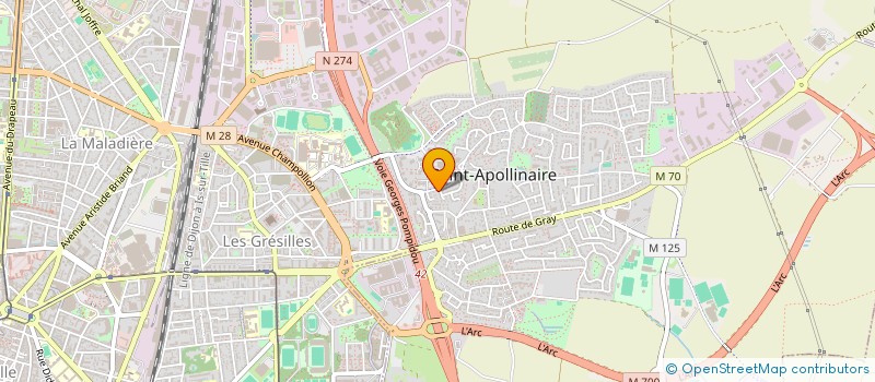 localisation de l'entreprise MONSIEUR THOMAS LABBE  SAINT-APOLLINAIRE