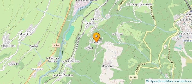 localisation de l'entreprise MONSIEUR THOMAS LABORDE  BOURG-SAINT-MAURICE