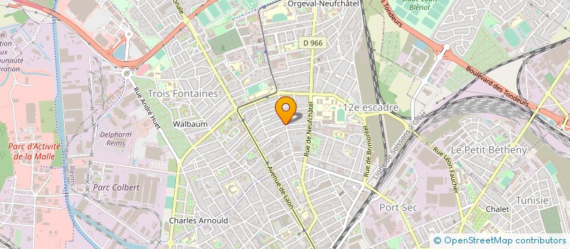 localisation de l'entreprise MONSIEUR THOMAS LABOUROT  REIMS