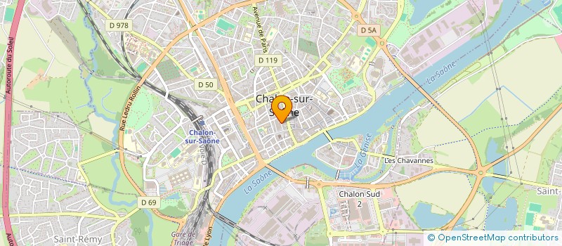 localisation de l'entreprise MONSIEUR THOMAS LABROSSE  CHALON-SUR-SAONE