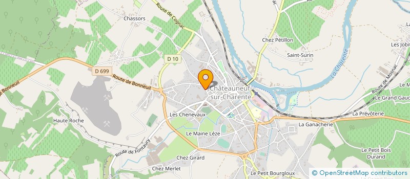 localisation de l'entreprise MONSIEUR THOMAS LACAN à CHATEAUNEUF-SUR-CHARENTE
